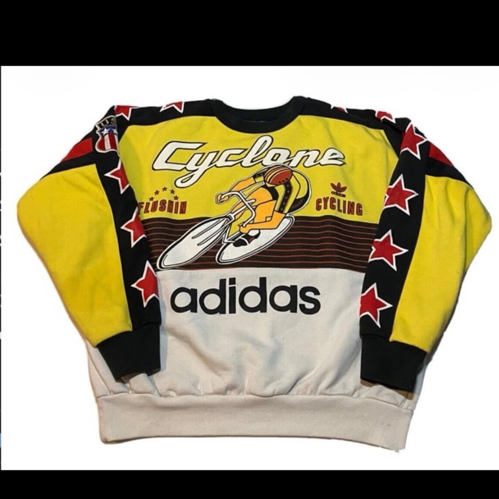 Vintage Adidas Cyclone Cycling Sweatshirt